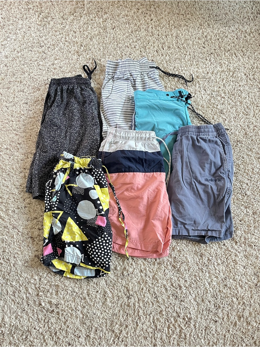 Bundle of 6 Men’s swim shorts